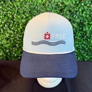Live Free Turtlebox Snapback Hat Cap One Size OSFA